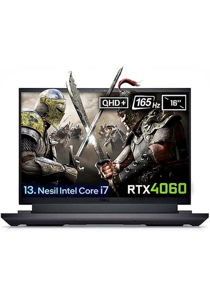 Gaming G16 7630 Intel Core I7 13650HX 16GB 1tb SSD RTX4060 Freedos 16" Qhd+ Taşınabilir Bilgisayar G167630005UA13