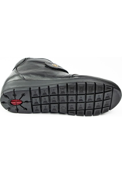 572 Siyah Deri Kadın Bot indirimleri