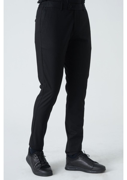 Bath P1019 Slim Fit Ecovert Carlos Pantolon Siyah