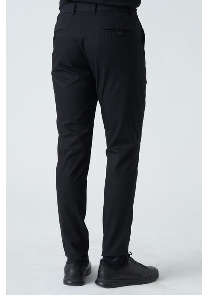 Bath P1019 Slim Fit Ecovert Carlos Pantolon Siyah
