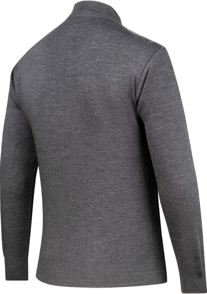 Erkek Yarım Balıkçı Yaka Triko Kazak Desenli Kol ve Bel Lastikli Çelik Örgü Klasik Kalıp - 5007B fırsatları