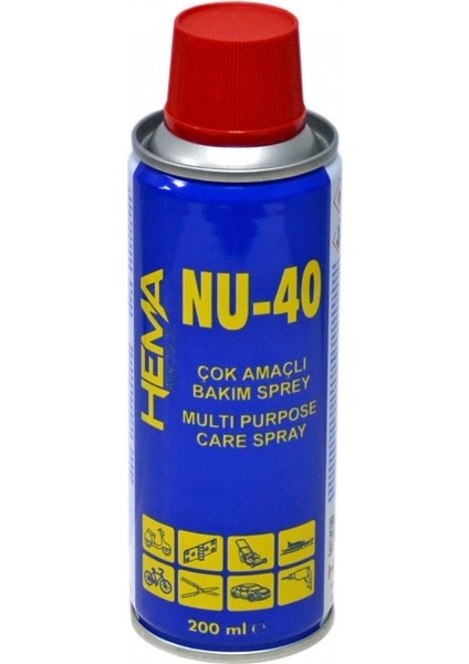 Nu-40 Çok Amaçlı Bakım Spreyi 200 Ml Hm 016 Hema