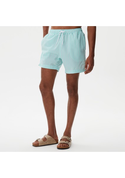 Erkek Yeşil Çizgili Mayo Şort T35221T.3QM modelleri