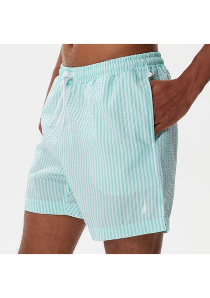 Erkek Yeşil Çizgili Mayo Şort T35221T.3QM fırsatları