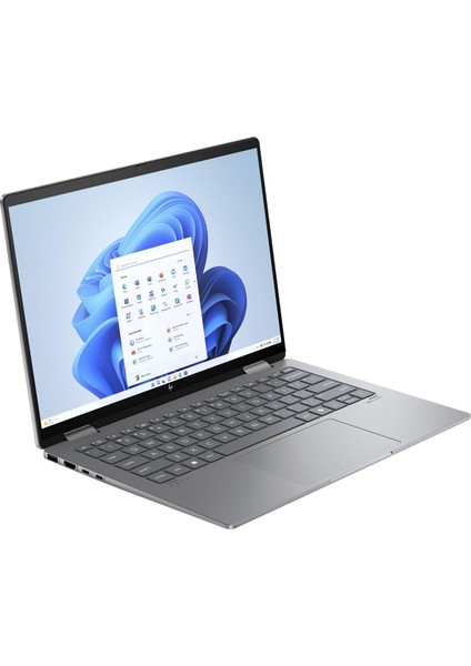 Envy – 14" IPS Wuxga Dokunmatik 2'si 1 Arada Laptop Intel Core Ultra 5 125U Intel Arc Graphics 16GB Lpddr5 Ram 512GB Pcle SSD Win 11 Home Meteor Gümüş