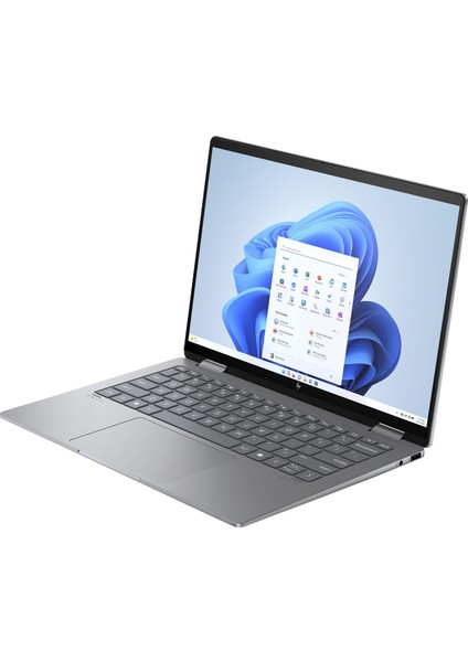 Envy – 14" IPS Wuxga Dokunmatik 2'si 1 Arada Laptop Intel Core Ultra 5 125U Intel Arc Graphics 16GB Lpddr5 Ram 512GB Pcle SSD Win 11 Home Meteor Gümüş