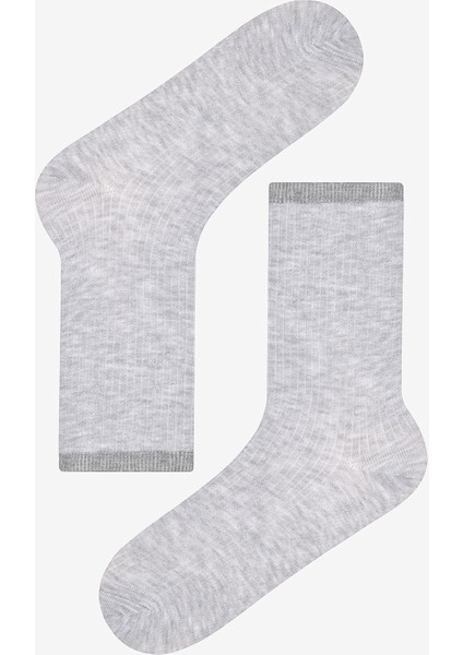 Ribbed 5li Gri Çok Renkli Soket Çorap fırsatları