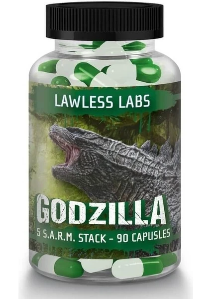 Lawless Labs Godzilla 5 Mix 90 Kapsül - MK2866 + CARDARİNE + M/K-677 + LİGANDROL LGD + RAD140