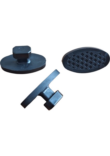 Pdr Boyasız Göçük Düzeltme Plastiği Köşe Elips Düz Çap 49X27Mm Siyah 10 Adet
