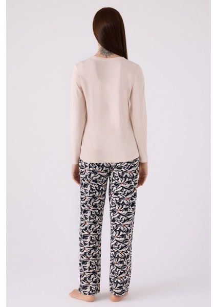 3113 Kadın Uzun Kol Pijama Takım modelleri