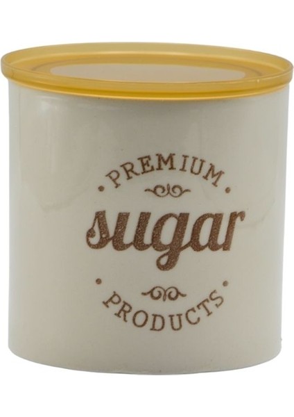 Seramik 3'lü 14CM Sugar Tea Salt Saklama Kabı Vakum Kapaklı fiyatları