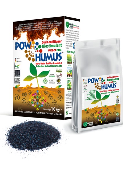 Pow Humus En Iyi Köklendirici, Bitki Besleme, Hümik Asit Gübresi 1 kg