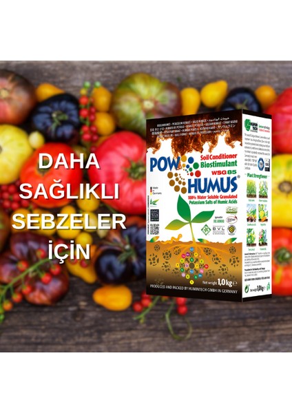 Pow Humus En Iyi Köklendirici, Bitki Besleme, Hümik Asit Gübresi 1 kg modelleri
