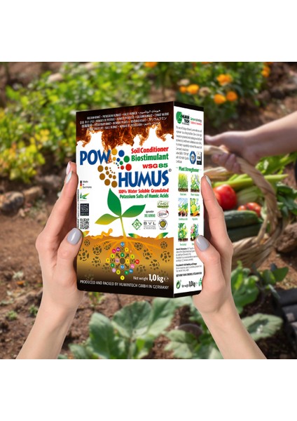 Pow Humus En Iyi Köklendirici, Bitki Besleme, Hümik Asit Gübresi 1 kg indirimleri