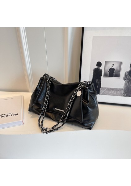 Kadınlar Için Büyük Kapasiteli Koltuk Altı Çantası 2024 Yeni Üst Düzey Fransız Niş Tote Çanta Moda Omuz Çantası Crossbody Çanta (Yurt Dışından)