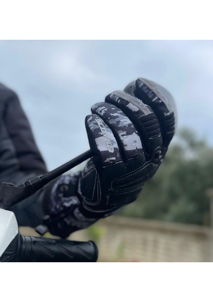 Kışlık Tam Koruma Su Geçirmez Motosiklet Eldiveni