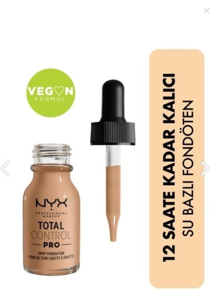 Nyx Professional Makeup Total Control Pro Drop Foundation Beige - Fondöten