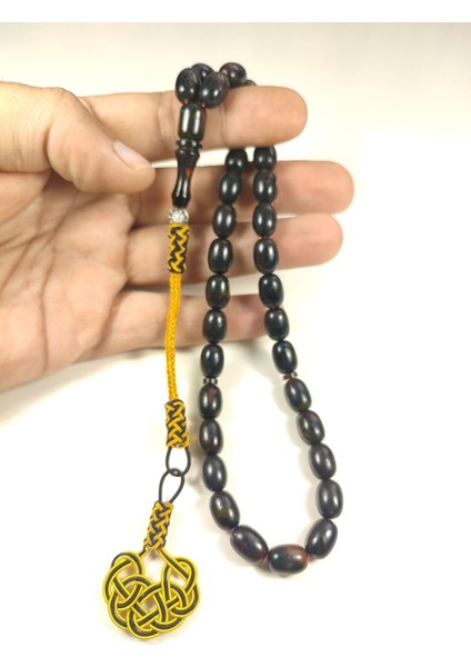 Şekvet Alkan Usta Eseri Trabzon El Işi Kazaz Püsküllü Sıkma Kehribar Sertifikalı 5730 indirimleri