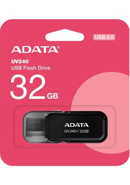 AUV240-32G 32GB Usb2.0 Siyah Flash Bellek