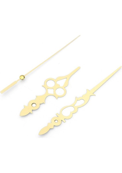 Sessiz duvar saati mekanizması, askısız, 60x16 cm, altın renk, klasik stil fırsatları