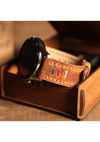 Huawei Watch Deri Kordon 46mm Watch GT5 / GT4 Gt 2 3 4 5 Pro Se 2e Elite Gt2 E Gt2e Gt2pro Gt3 Pro Gt3pro Huawei Watch 4 Pro Ultimate Deri Kordon Kayış 46 22mm Hardal