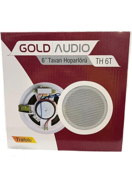 Gold Audio Goldaudio TH6T 16CM 6'' Tavan Hoparlör Hat Trafolu