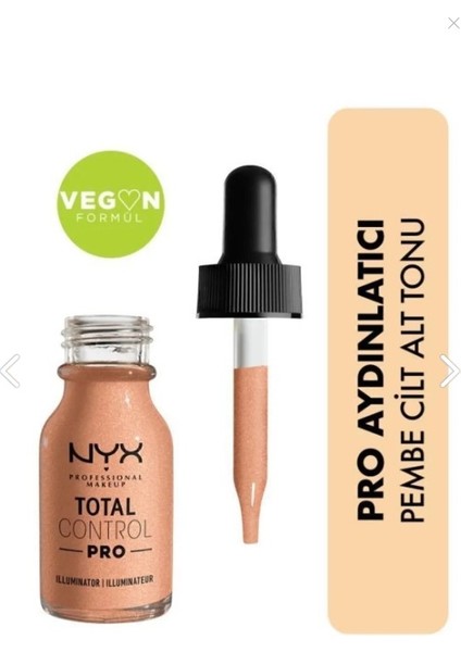 Nyx Professional Makeup Total Control Pro Drop Foundation Light Ivory - Fondöten