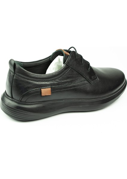 20355 Siyah Deri Erkek Günlük Ayakkabı fırsatları