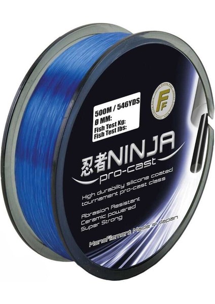 Lıneaeffe Nınja Pro Cast 500MT Blue 0,28MM 11,00KG Blue modelleri