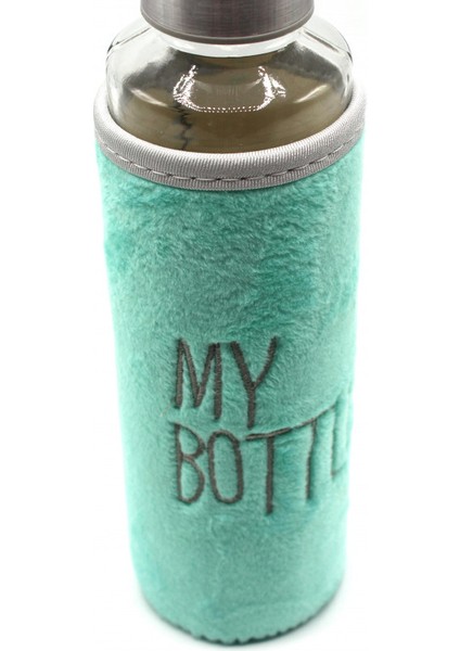 Peluş Kılıflı Cam Matara Mint Yeşili 470 ml fiyatları