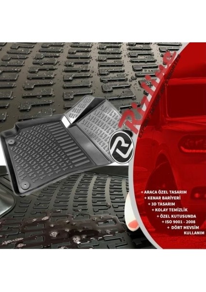 Vw Polo 9n 3D Havuzlu Paspas 2002-2009 Arası Rizline