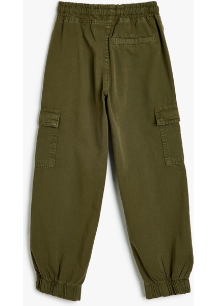 Kot Pantolon Beli ve Paçası Lastikli Pamuklu - Jegging Jean fiyatları