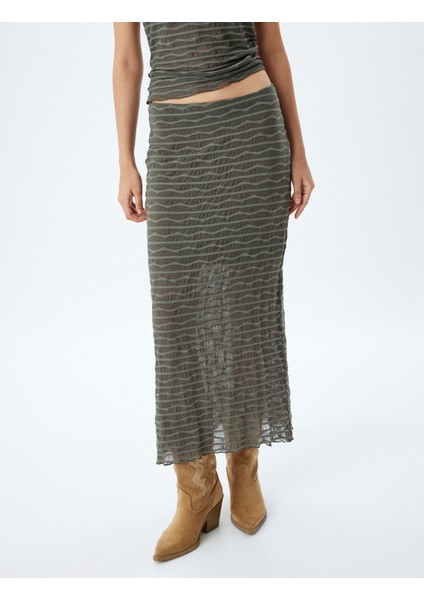 Uzun Kalem Etek Çizgili Astarlı Standart Bel modelleri