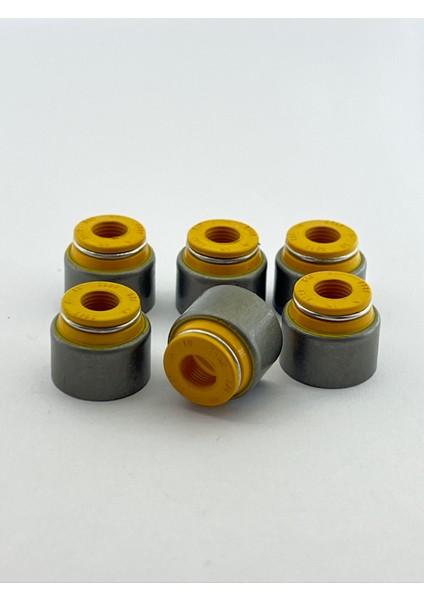 Subap Lastiği Sızdırmazlık Keçesi 16 Adet Fkm ON_S80 Sarı 6,5 x 12,3/16,25 x 14,3 -3942889