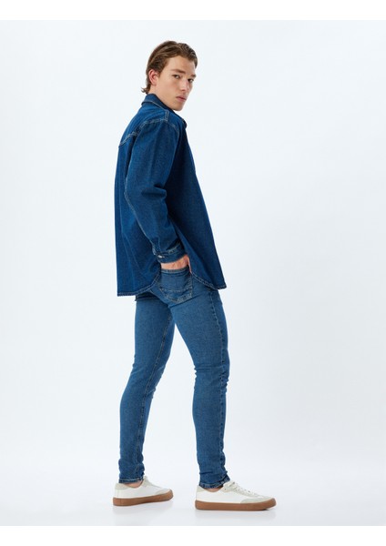 Skinny Fit Kot Pantolon - Michael Jean fiyatları