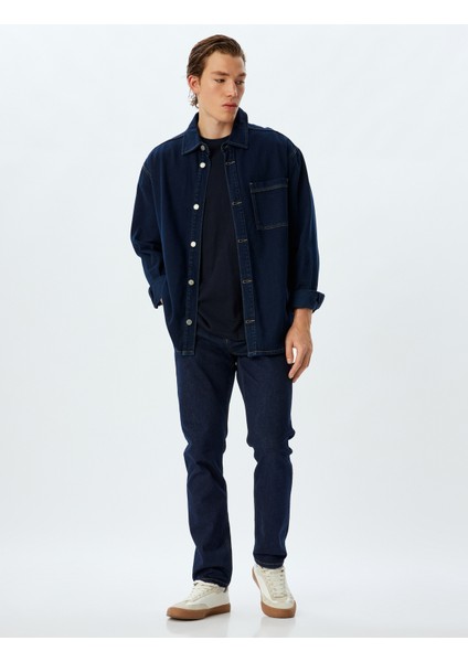Slim Fit Kot Pantolon - Brad Jean