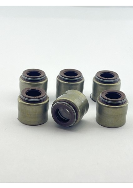 Subap Lastiği Sızdırmazlık Keçesi 16 Adet Fkm ON_S72 Kahverengi 9 x 13,5/16,10 x 15,5 - 49463359