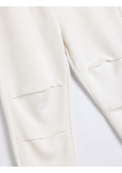 Jogger Eşofman Altı Cepli Beli Bağlamalı Şardonlu modelleri