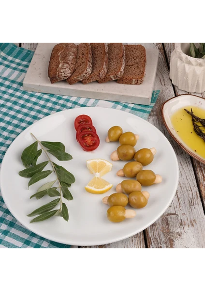 Badem Dolgulu Yeşil Zeytin 1 kg