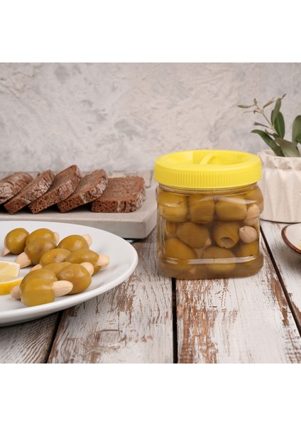 Badem Dolgulu Yeşil Zeytin 1 kg