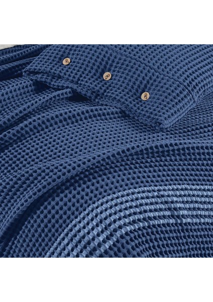 Polendia Mavi Tek Kişilik %100 Pamuk Yatak Örtüsü 160*200 cm modelleri