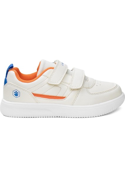101886968 4W Gedson 4pr Filet Erkek Çocuk Klasik Sneaker Kırık Beyaz