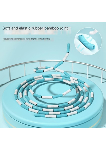 Kaybolmayı Önlemek Için Çocuklara Özel Yumuşak Boncuklu Bambu Atlama Ipi ve Ayarlanabilir Atlama Ipi (Yurt Dışından)