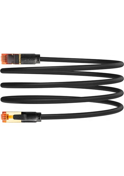 Cat8 6 Metre S/ftp 40G 2000MHZ 26AWG Bc Emi Pimf Örgülü Folyo Kaplama Stp Sf/ftp Network Ethernet Lan Kablo 6m