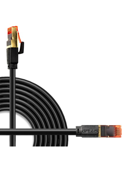 Cat8 6 Metre S/ftp 40G 2000MHZ 26AWG Bc Emi Pimf Örgülü Folyo Kaplama Stp Sf/ftp Network Ethernet Lan Kablo 6m fiyatları