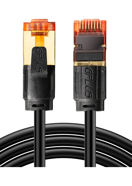 Cat8 6 Metre S/ftp 40G 2000MHZ 26AWG Bc Emi Pimf Örgülü Folyo Kaplama Stp Sf/ftp Network Ethernet Lan Kablo 6m indirimleri