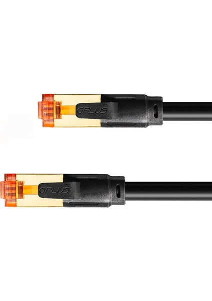 Cat8 10 Metre S/ftp 40G 2000MHZ 26AWG Bc Emi Pimf Örgü Folyo Kaplama Stp Sf/ftp Network Ethernet Lan Kablo 10M