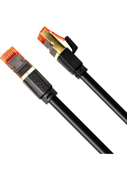 Cat8 10 Metre S/ftp 40G 2000MHZ 26AWG Bc Emi Pimf Örgü Folyo Kaplama Stp Sf/ftp Network Ethernet Lan Kablo 10M