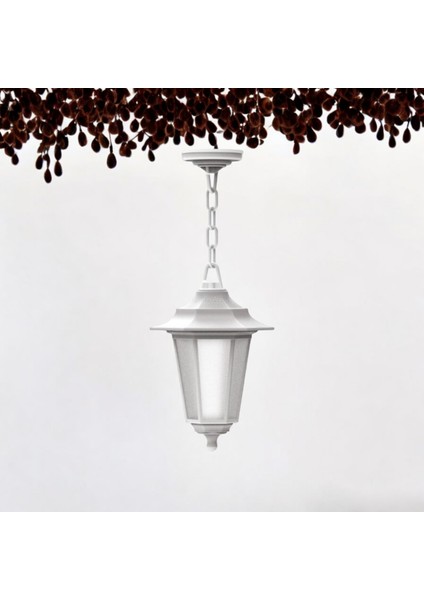 10 Watt Günışığı Ampullü Plastik Kasa Iç ve Dış Mekan, Bahçe Avizesi, Balkon, Teras, Kamelya Sarkıt modelleri