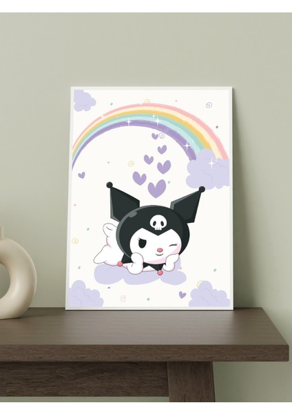 Paytak Moda Sanrio Kuromi Anime Tasarımlı Poster PYTKPSTR054